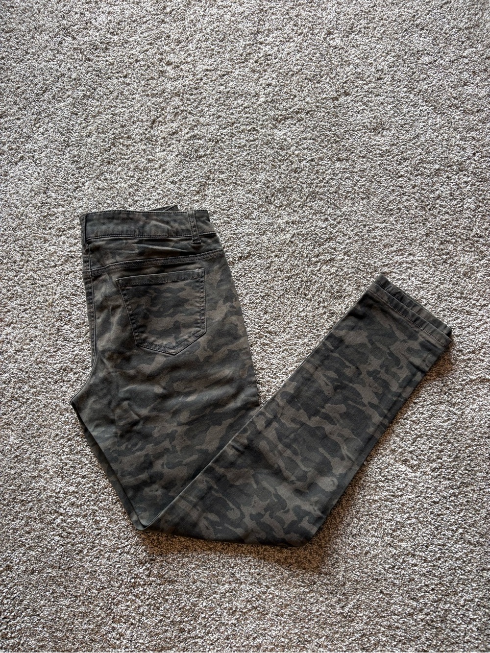 Merona Olive Camo Green Modern Fit Jeans - 30” inseam